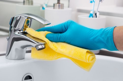 Deep upholstery cleaning service for a living room sofa in Goodmayes